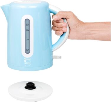 Чайник Bestron Design с автоматической остановкой приготовления, Royal Mint, 1,7 л, 2200 Вт, (синий)