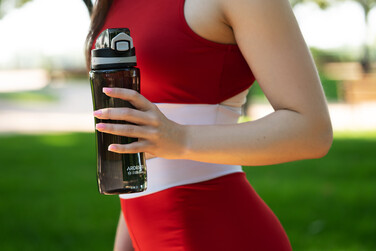 Пляшка для води Ardesto Purity, 800мл, пластик, чорний