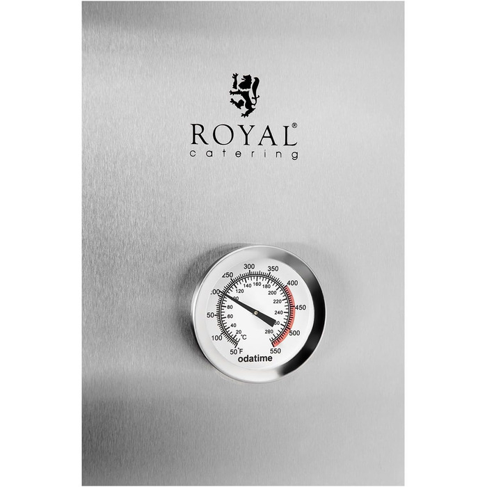 Коптильня з нержавіючої сталі 8 решіток 45 x 60 x 132 см Royal Catering