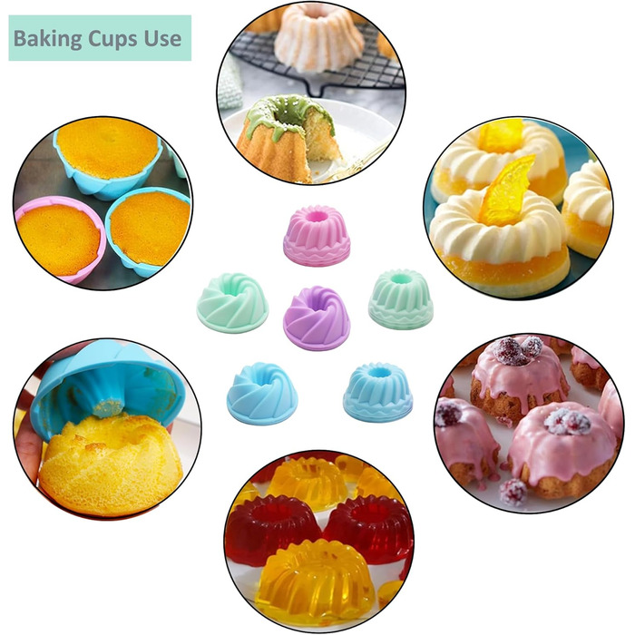 Набір силіконових форм для випічки 47 предметів Tongjude