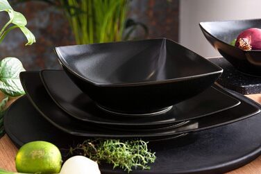 Набір тарілок на 6 персон, 6 тарілок 25x25 см Konsimo