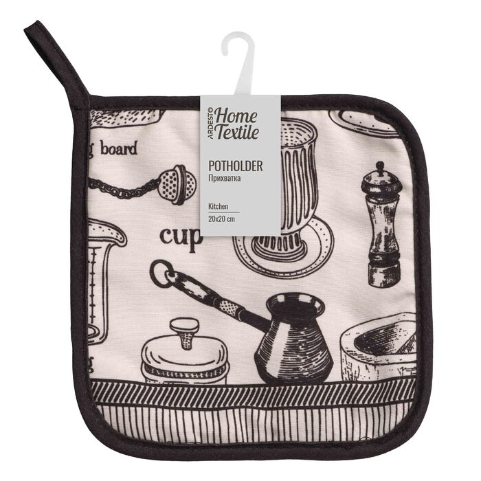 Прихватка Ardesto Kitchen 20х20см, 90% поліестер, 10% бавовна