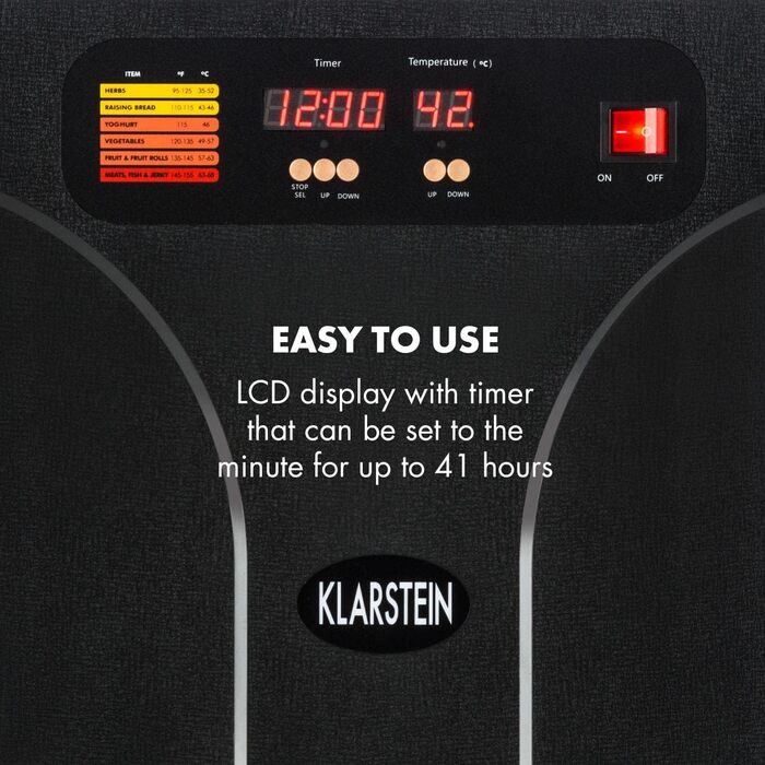 Дегідратор на 14 полиць, 1000 Вт Fruit Jerky 14 Klarstein