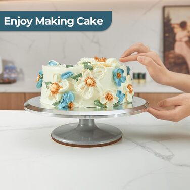 Обертова підставка для торта 30 см Ohuhu