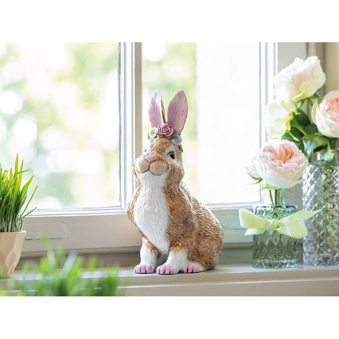 Декорація Великодній кролик з вінком 19 см Easter Bunnies Villeroy & Boch