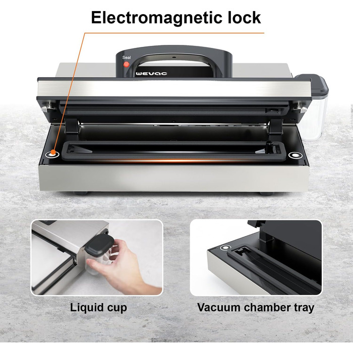 Вакуумний пакувальник з нержавіючої сталі 16 л/хв Wevac