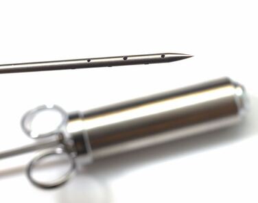 Шприц для маринаду з 2 сталевої голки GRILLI