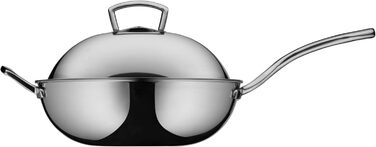 Сковорода вок 32 см с крышкой, серебристая Multiply WMF