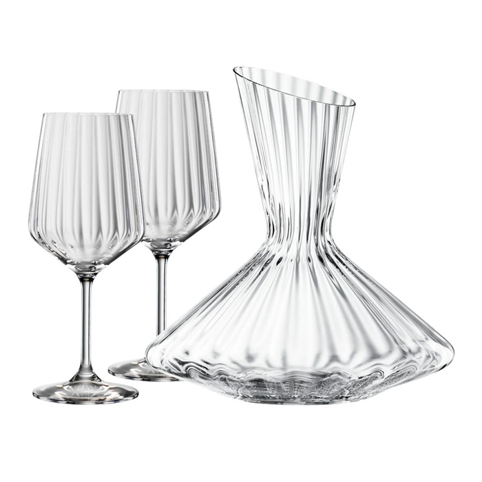 Декантер та 2 келихи для вина, набір 3 предметів Lifestyle Spiegelau