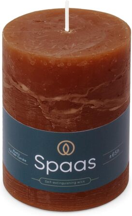 Свічки Spaas Rustic Pillar 80/110 мм 65 шт. - (Бордо)