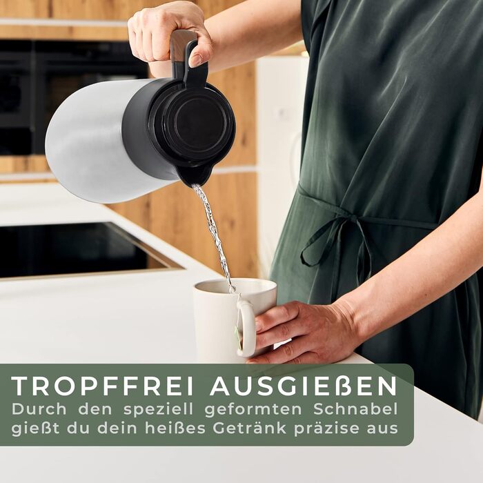 Термос-кавник 1,5 л, нержавіюча сталь WALDWERK