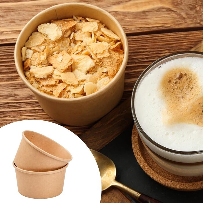 Набір паперові стаканчики для морозива 50 шт. 230 мл heavenlife