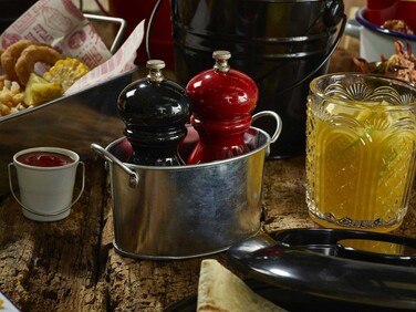 Мельница для соли и перца, 12.7 см, черная, GenWare