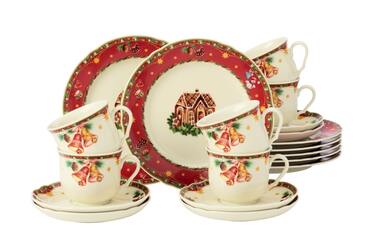 Кавовий сервіз 18 предметів Marie-Luise Weihnachtsnostalgie Seltmann Weiden