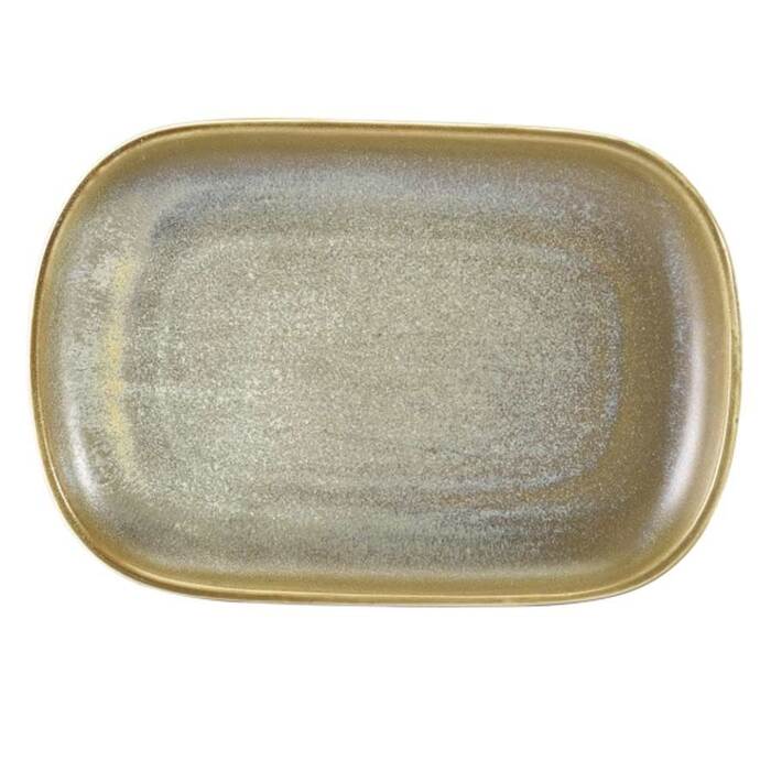 Блюдо 24x16.5 см прямоугольное  Terra Porcelain Matt Grey, GenWare