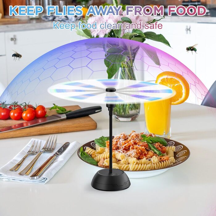 Вентилятор відлякувач комах 2 шт чорний Fancysky