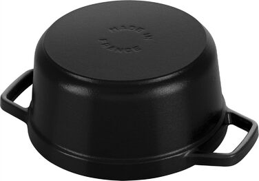 Кокот круглый 18 см, черный Staub