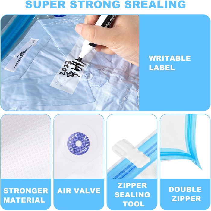 Комплект вакуумні пакети 20 пакетів 34 x 30 см MXTIMWAN