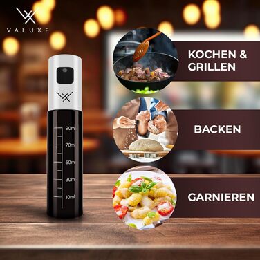 Масляный распылитель для растительного масла и уксуса с защитой от ультрафиолета Стекло и распылительный фильтр - Бутылка с масляным распылителем из нержавеющей стали в белоснежном цвете - Точный распылитель оливкового масла, распылитель масла, распылител