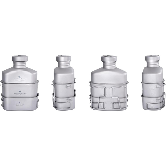 Набір для приготування їжі для виживання з сумкою, титан Boundless Voyage