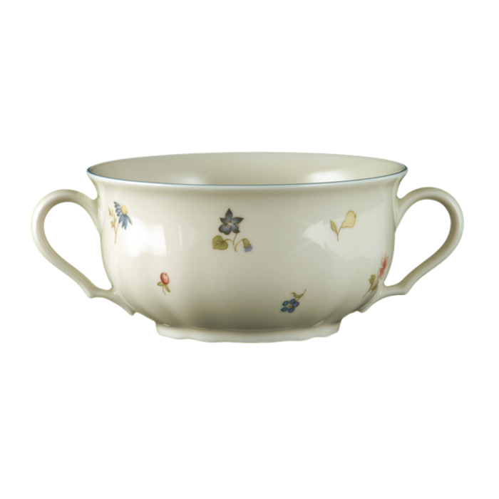 Піала для супу / бульйону 0.35 л Streublume blauer Rand Marie-Luise Seltmann