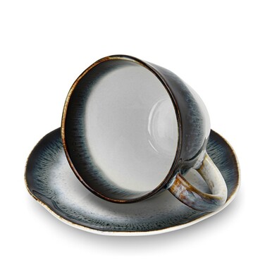 Набір Fissman з 2-х кухлів GALACTICA 230 мл з блюдцем порцеляна (13629)