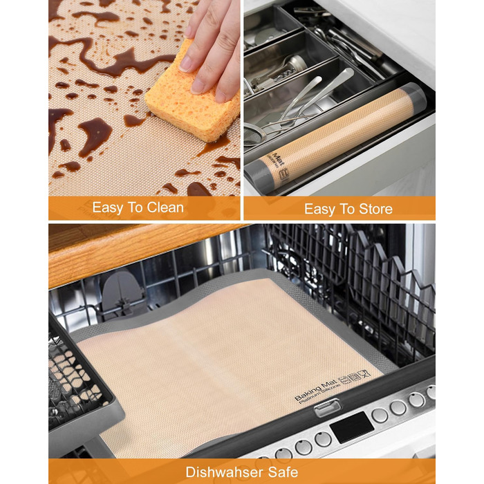 Силіконовий килимок для випічки 5 шт Sopito