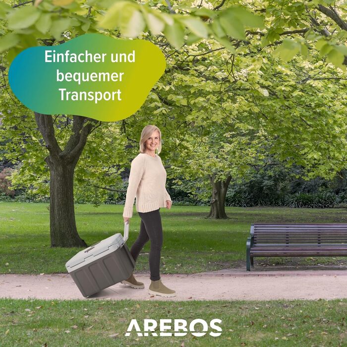 Автохолодильник 40 л черный Arebos