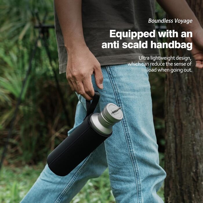 Титанова пляшка для води 550 мл. iBasingo