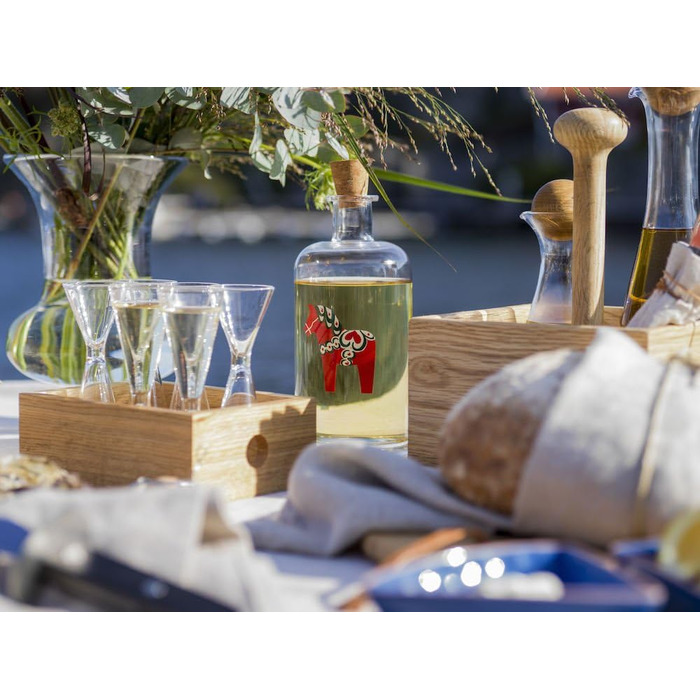 Набір двосторонніх чарок 20-40 мл в дерев'яному боксі, 7 предметів Nature Sagaform