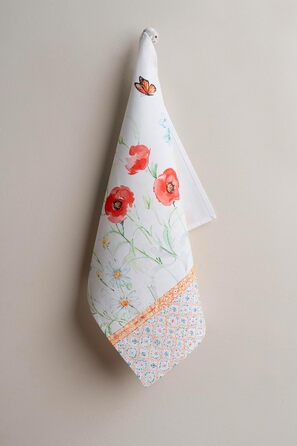 Набір з 3 багатоцільових кухонних рушників Maison d&39 Hermine Rural Christmas, 100 бавовна Барні рушники День подяки/Різдво (50 см x 70 см) (14 - Summer Whisper)