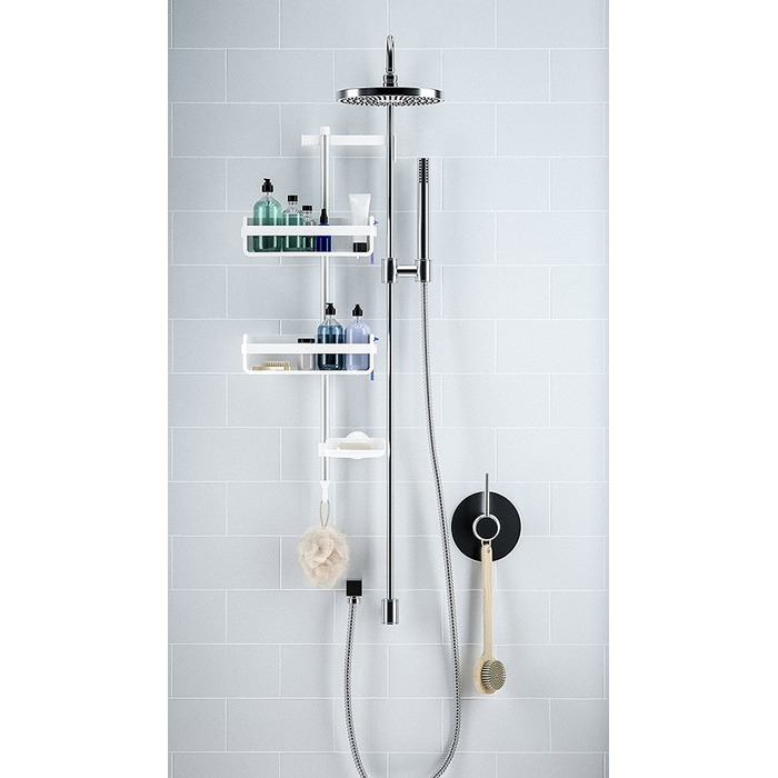 Організатор для душа 48х74,7х12,5 см білий Flipside Umbra