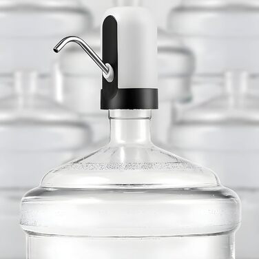 Насос для бутылок с водой 5 Вт черно-белый Retoo