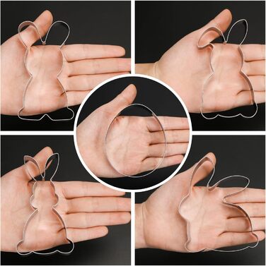 Різдвяні формочки для печива, набір формочок для печива гном Санта Клаус, формочка для печива з нержавіючої сталі у формі лося, формочка для печива з 4 головами лося, подарункові формочки для печива для випікання помадних тортів (барвиста тема A7)