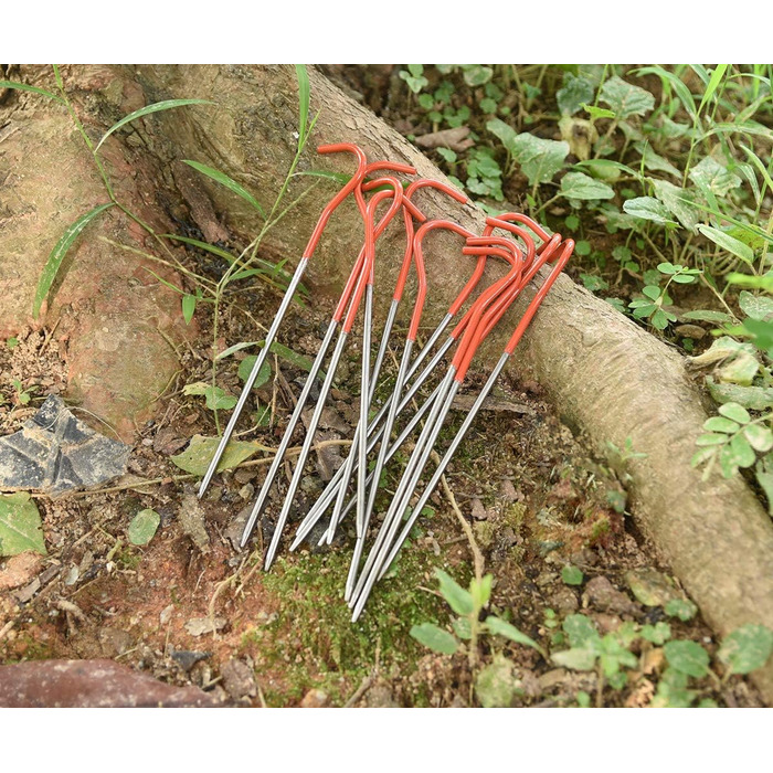 Колышки для туристической палатки 15 см 12 шт. iBasingo