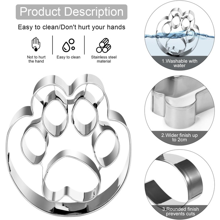 Різдвяні формочки для печива, набір формочок для печива гном Санта Клаус, формочка для печива з нержавіючої сталі у формі лося, формочка для печива з 4 головами лося, подарункові формочки для печива для випікання помадних тортів (барвиста тема A3)