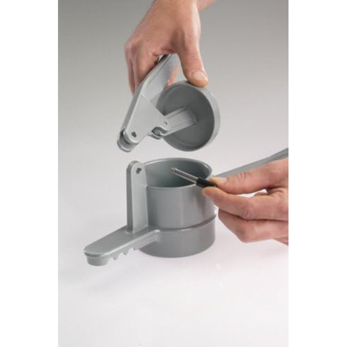 Картопляна машина, з круглою перфорацією, литий під тиском алюміній, довжина 41 см, шпецле-прес, червоний, 6110223R