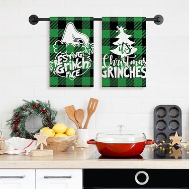 Набір з 4 різдвяних кухонних рушників 45 x 65 см, набір Y Ohok