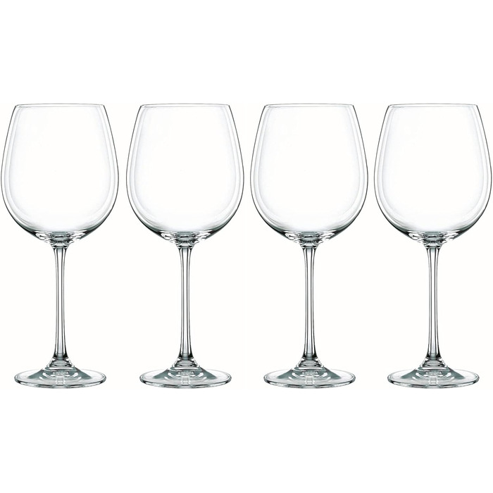 Келих для шампанського Spiegelau & Nachtmann, келих, прозорий, 4 шт. (упаковка з ), 4 (келихи для червоного вина)
