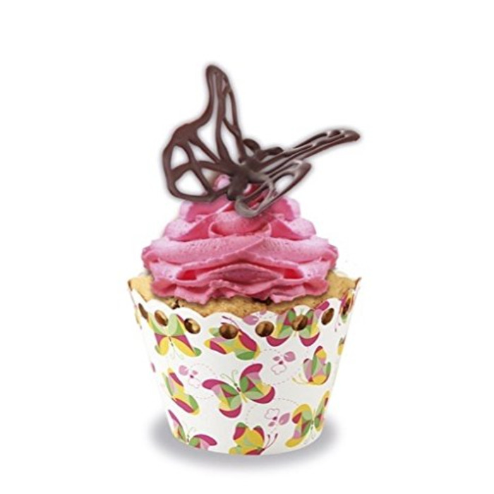 Набір різнокольорових паперових форм для випічки кексів 12 шт Ø 5 см Back - Helfer Dr. Oetker