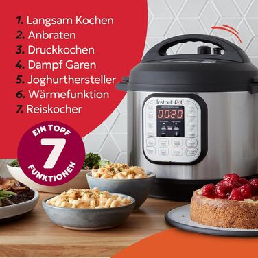 Электрическая мультиварка 5,7 л 1000 Вт Instant Pot