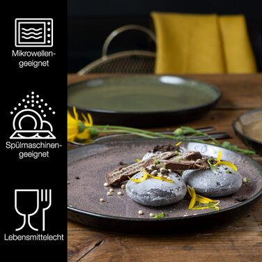 Набір обідніх тарілок на 6 персон, 18 предметів, Gourmet Moritz & Moritz