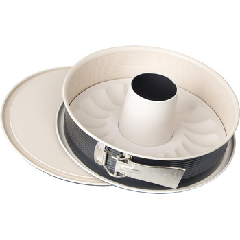 Каструля Zenker 7813 Springform Crme Noir з 2 основами, діаметр 29 см, нержавіюча сталь, сірий / бежевий, 28 x 28 x 7 см 29 x 29 x 7 см