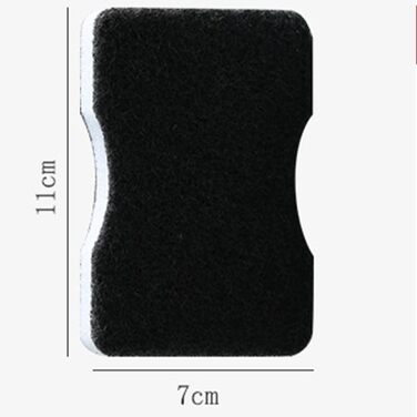 Набір губок для миття посуду 10 шт. 7 х 11 см чорно-білі DOITOOL