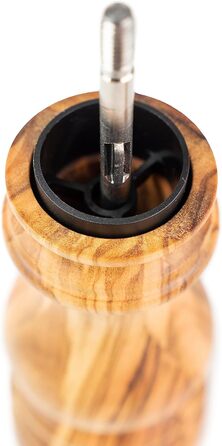 Оливкова деревина i Високоякісний перцевий млин Інструкція з оливкового дерева I з індивідуальним регулюванням помелу I Кухонні аксесуари I Млин для перцю Оливкова деревина, 22