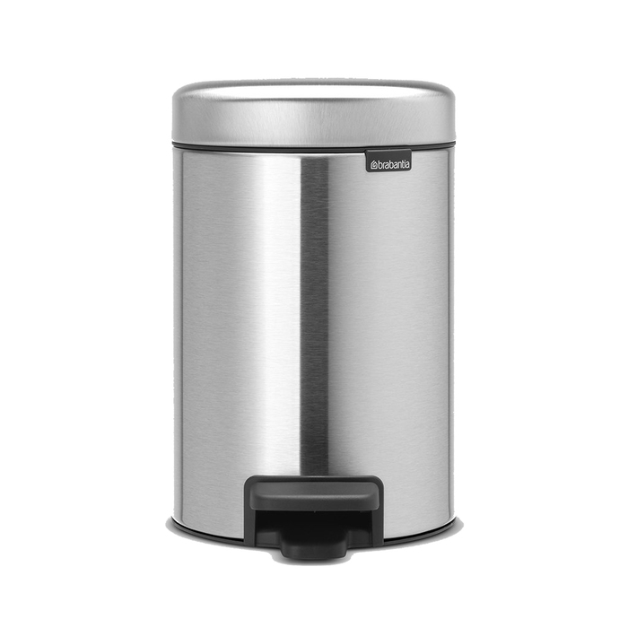 Сміттєвий бак з педаллю 3 л безшумний матова сталь NewIcon Brabantia