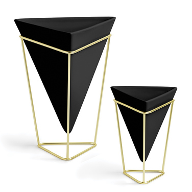 Декор настільний trigg чорний-латунь Umbra