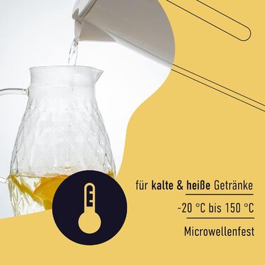 Графин з кришкою та носиком 2л PJCKitchen