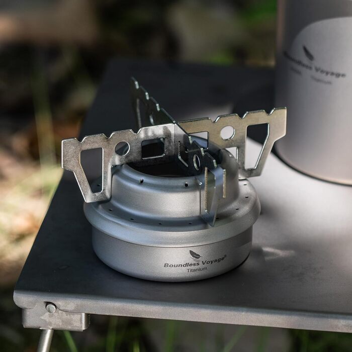 Титановая спиртовая плита 56 г. iBasingo
