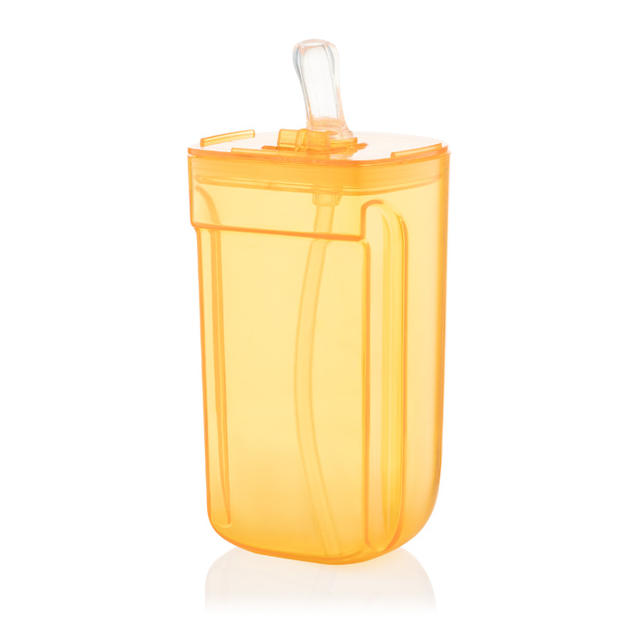 Пляшка для води Ardesto Bear Bus 500мл, пластик, жовтий